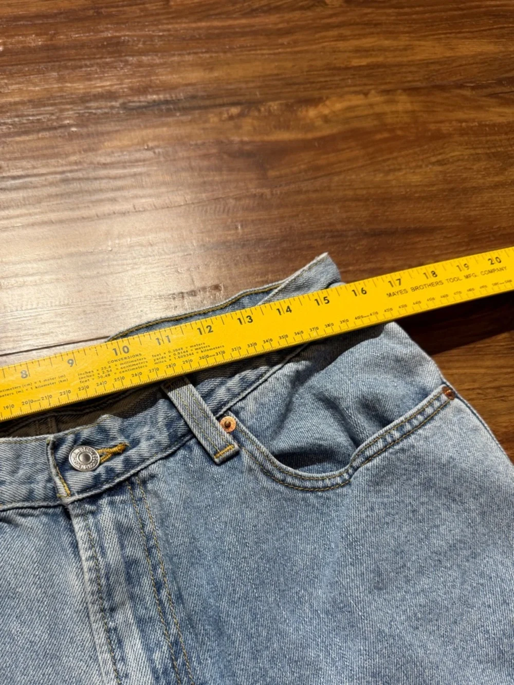 Levi’s 505 Regular Fit Jeans Light Wash W34 L36 Vintage Y2K